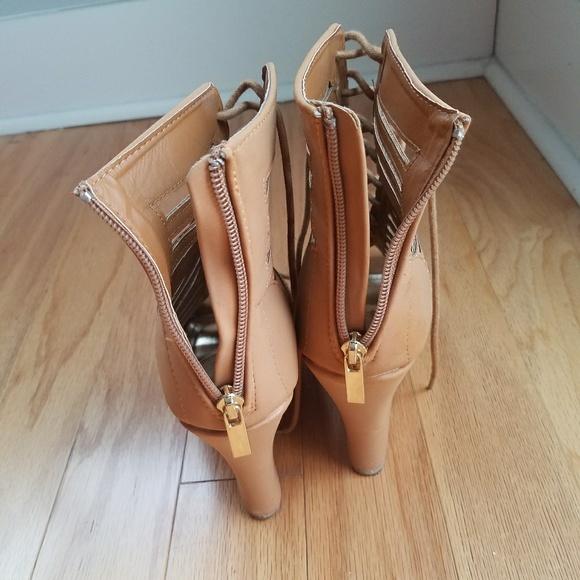 Lace wedge heels - Picture 3 of 5